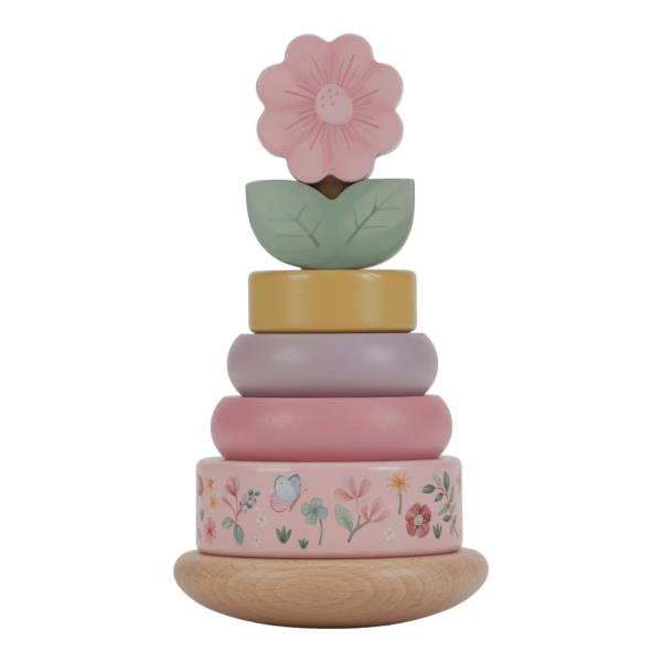 Rocking ring stacker wood - Fairy Garden FSC